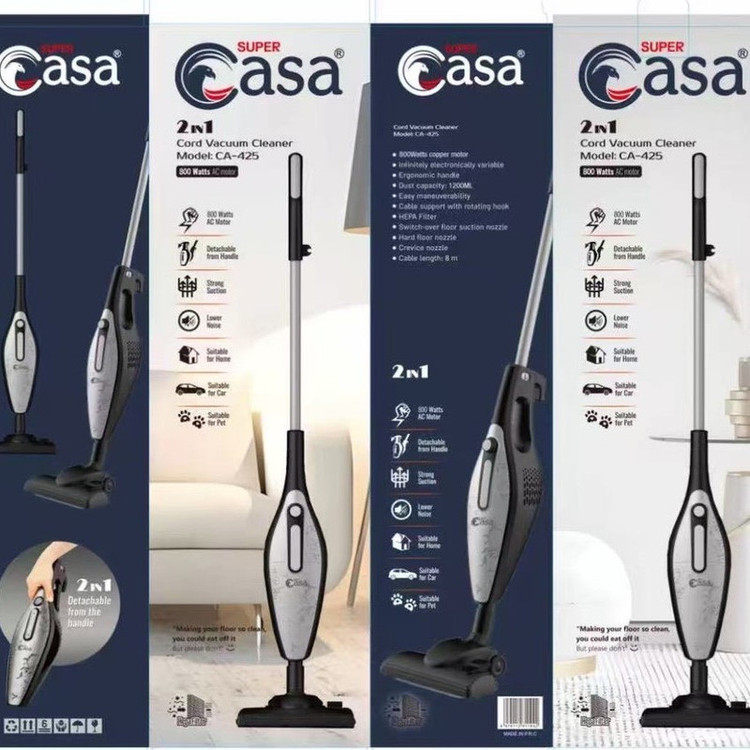 جارو شارژی عصایی سوپر کاسا مدل CA-425